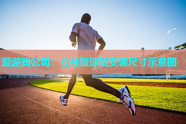 立柱篮球架安装尺寸示意图